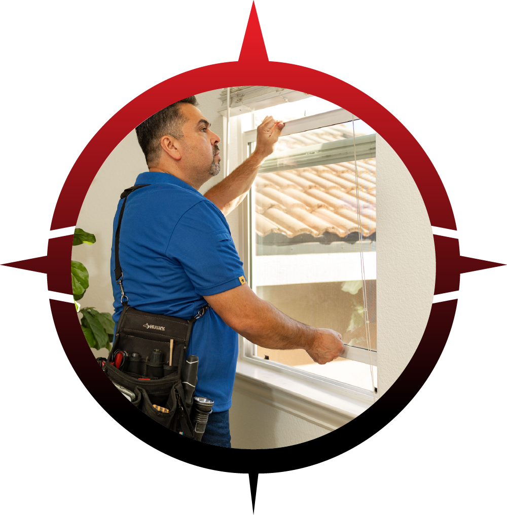 Oscar Fregoso, home inspector,  performing a New construction & Phase inspection service